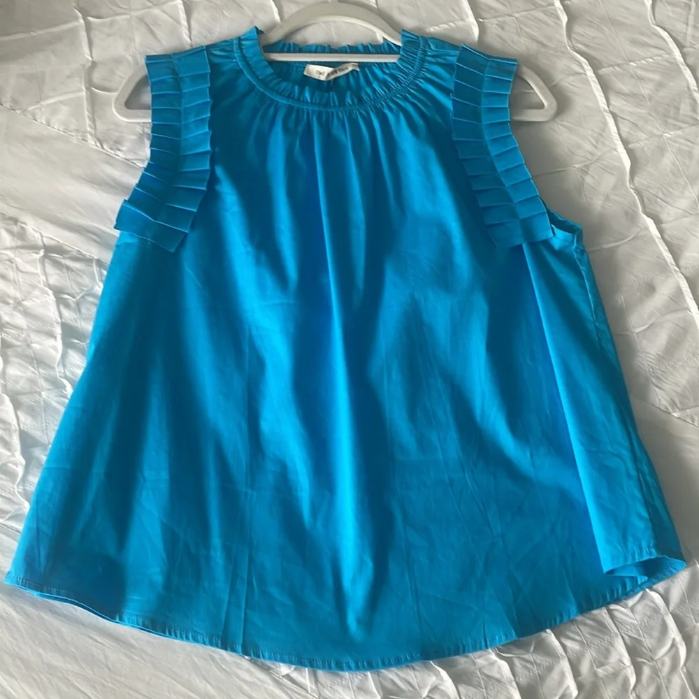 Time After Time Medium Channing Top, Aqua - Picture 8 of 10